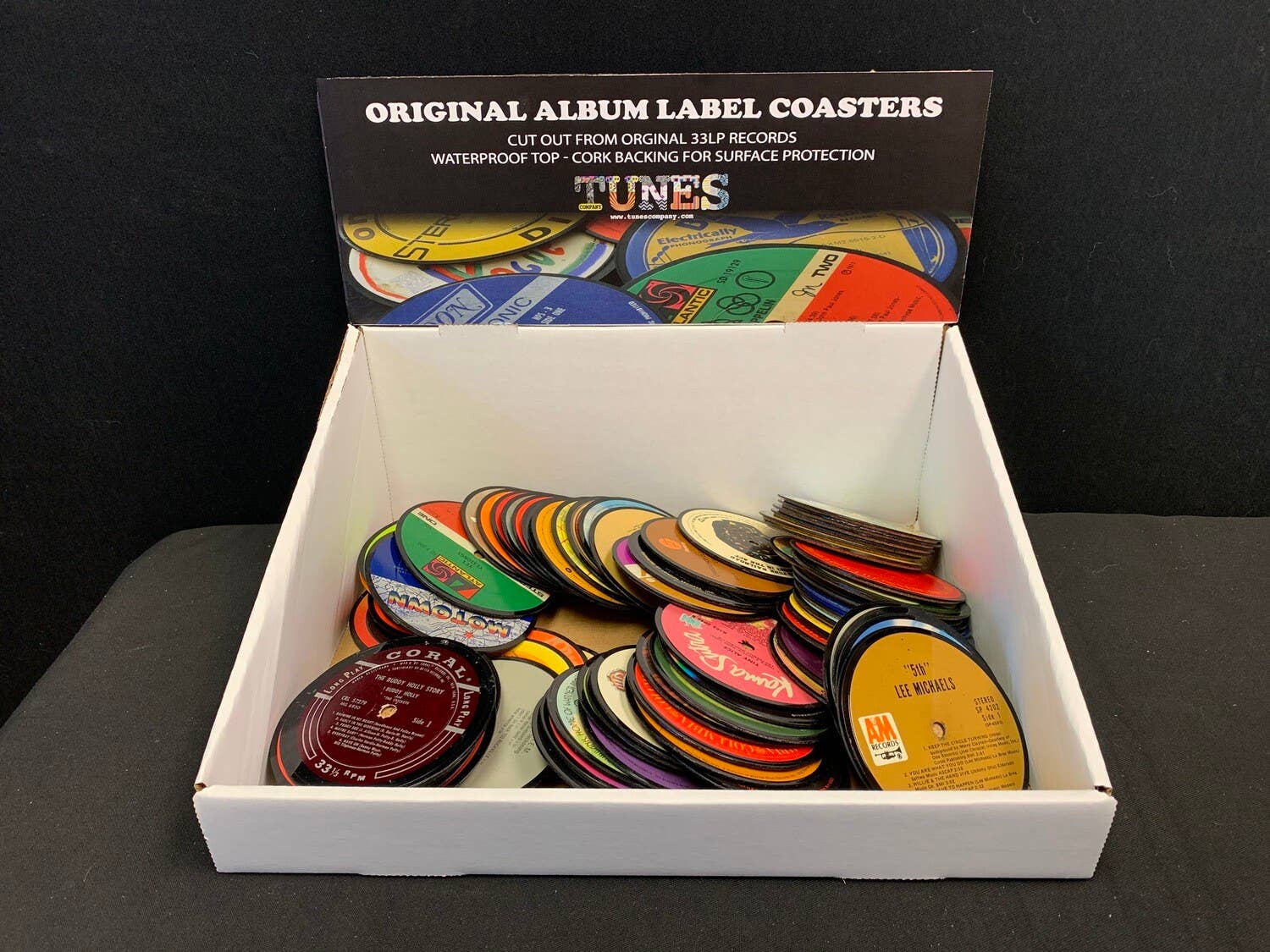 Tunes Company - Album Label Coasters
