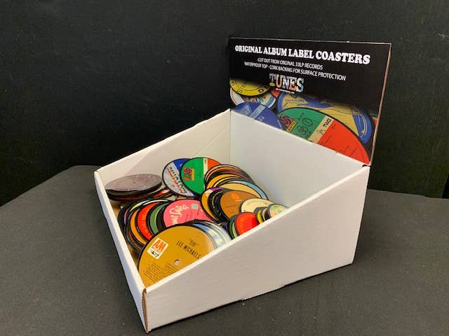 Tunes Company - Album Label Coasters