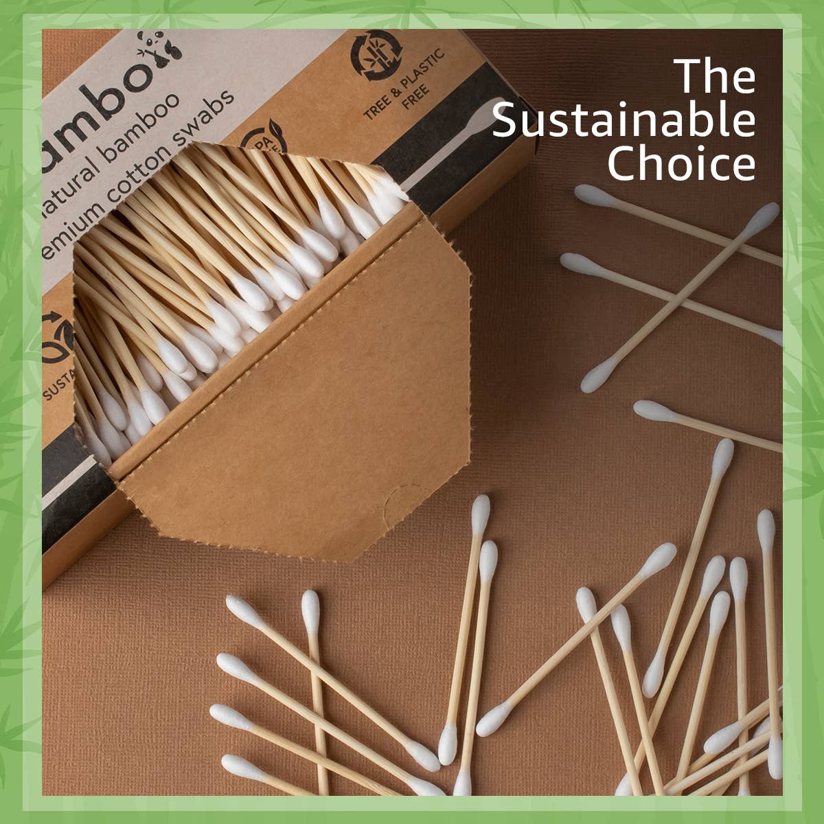 Ibambo - Ibambo Bamboo Cotton Swabs - 200 Pack