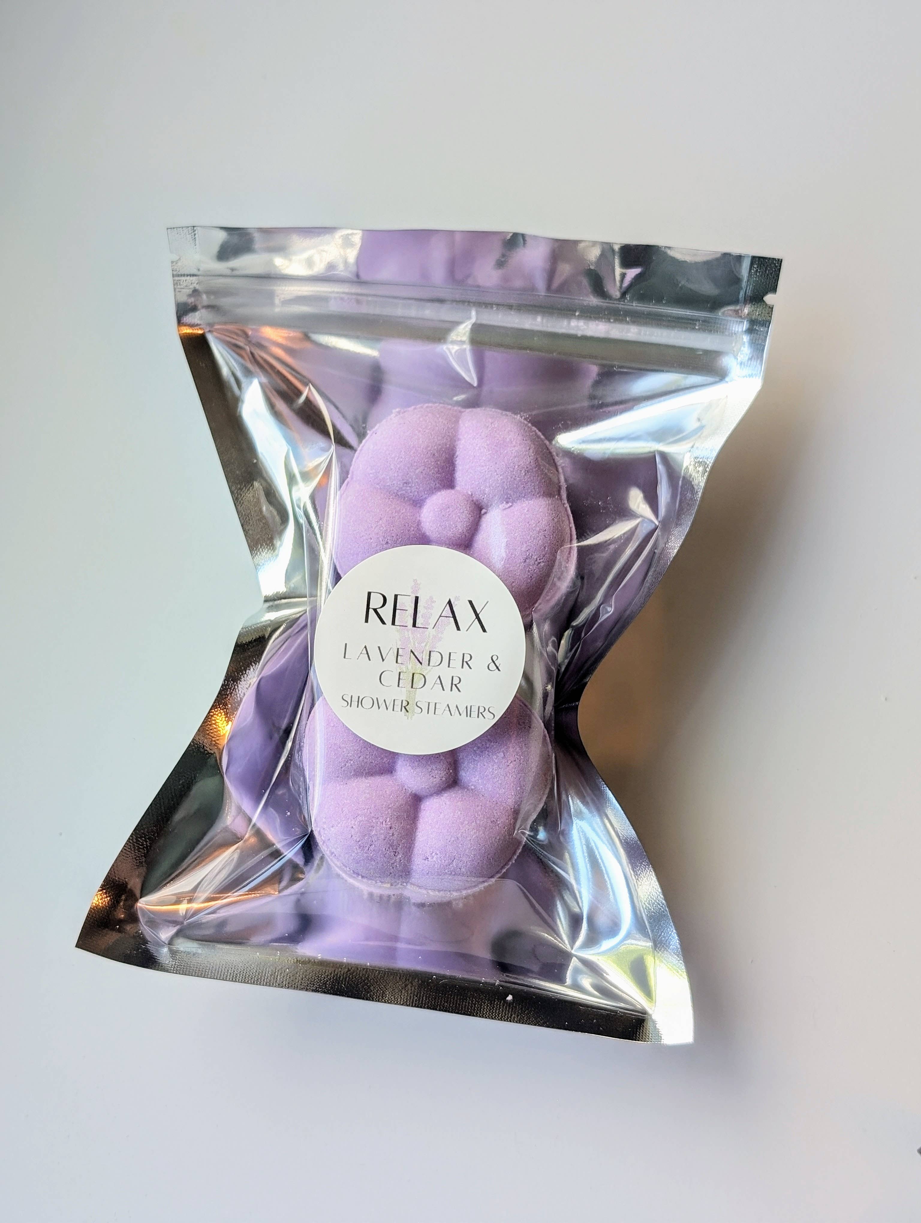 Relax Lavender and Cedar Shower Steamers